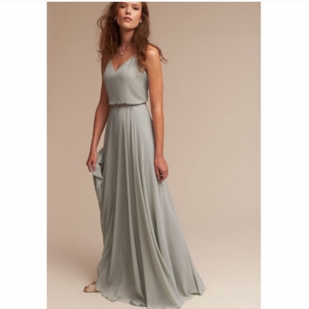 SALE❣️BHLDN Anthro Inesse Morning Mist bridesmaid